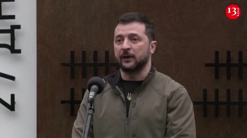 Zelenskiy commemorates ordeal of villagers held captive in basement