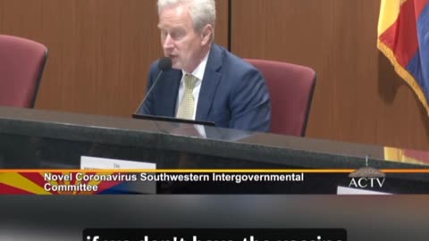 Dr. McCullough testifying in front of the Arizona State Legislature