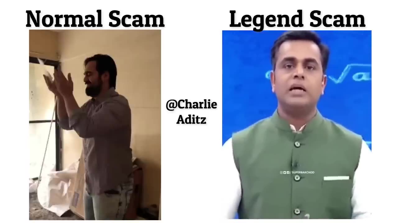 Normal Scam Vs Legend Scam !!