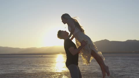 Best romantic video on the beach