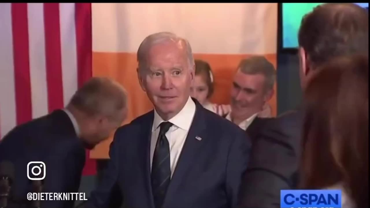 Biden has the lost Expression on his face