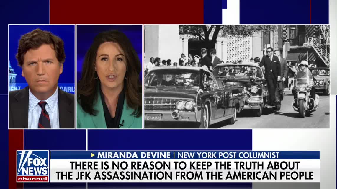 Intel Insider Tells Tucker Carlson the CIA Was Involved in Assassination of John F. Kennedy