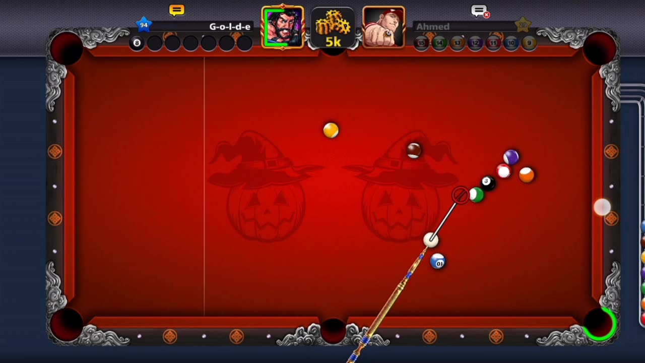 Playing Game For 5K Coins With Extra Ordinary Cushion Shot For Potting Black Ball 😍😎 !