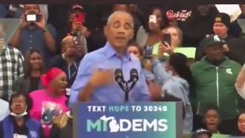 Listen to the words chanted in the background.