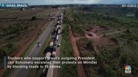 Brazilian Truckers Create Multiple Blockades In Support Of Bolsonaro