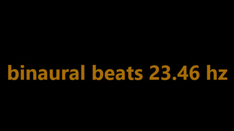 binaural beats 23.46 hz