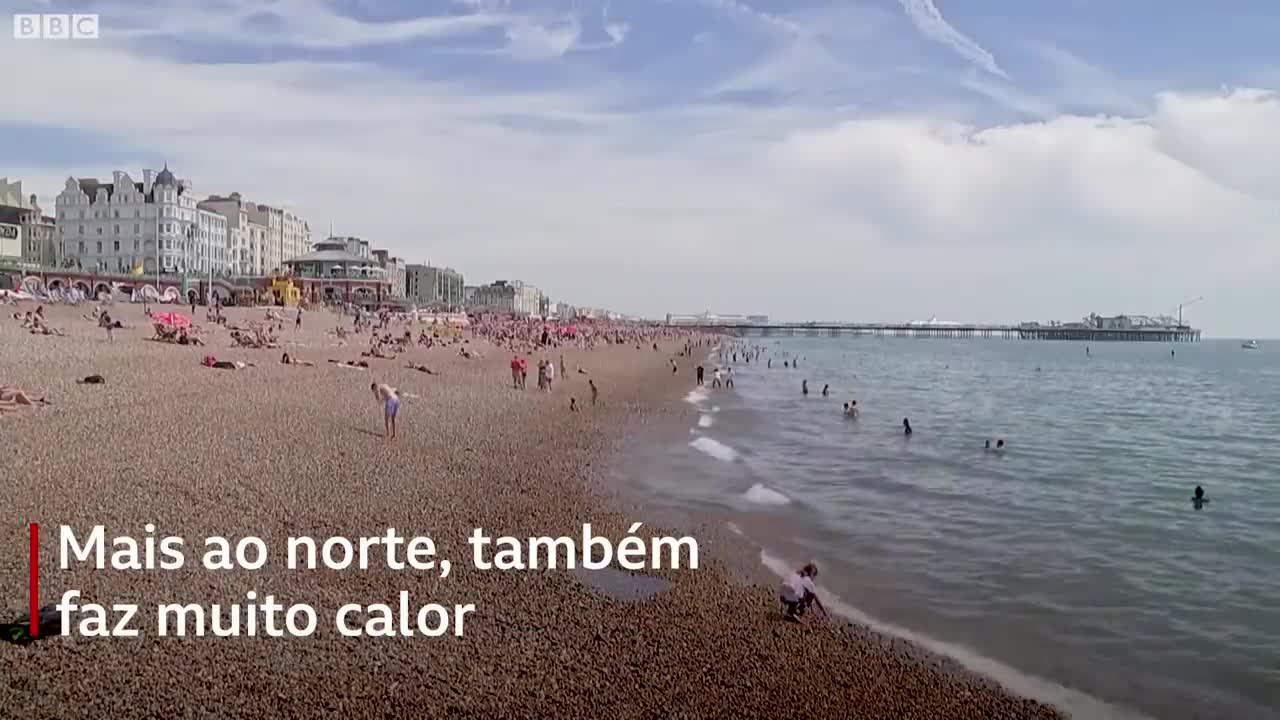 Calor sem precedentes na Europa provoca mortes e devastação