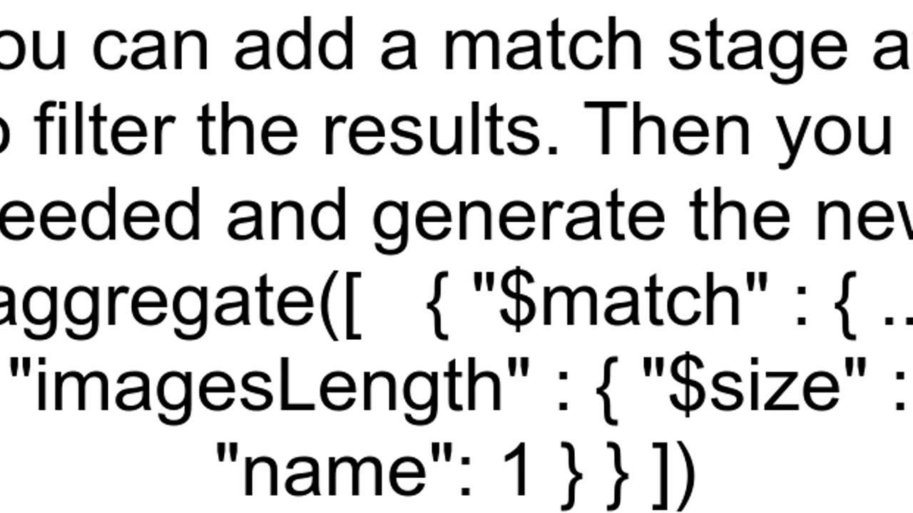 How to get array length instead of full array in find