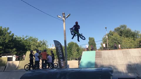 Triple Tailwhip Attempt That Didn't Go Well BMX Fail