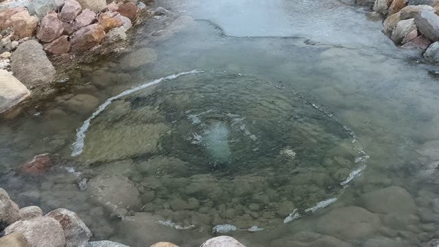 pond ice timelapse February 1 2022