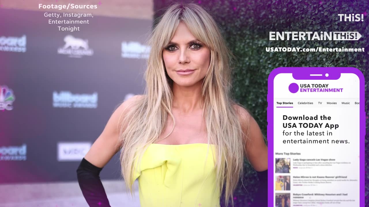 Heidi Klum responds to 'sad' claim that she eats 900 calories a day
