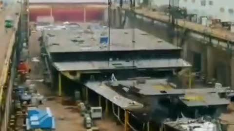 Time lapse of a boat being built