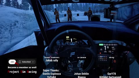 Rally Sweden Fullsend in the NEW WRC 23 | Fanatec CSL DD