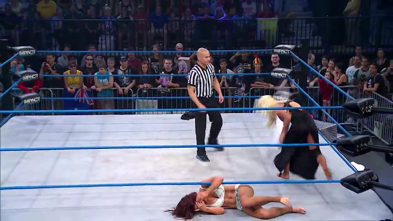 The Knockouts Evening Gown Match_ Madison Rayne vs. Angelina Love