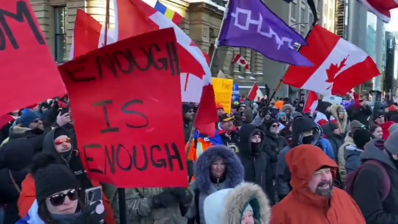 Canadian Freedom Trucker Protesters Tell Trudeau Exactly Where He Can Stick His Vaccine Mandates