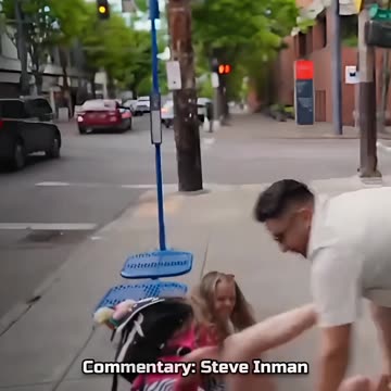 Karen lets her emotions get the best of her and attacks a pro-life activist in front of her daughter