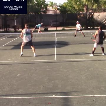 OUTSTANDING REFLEX VOLLEY FOR THE POINT!