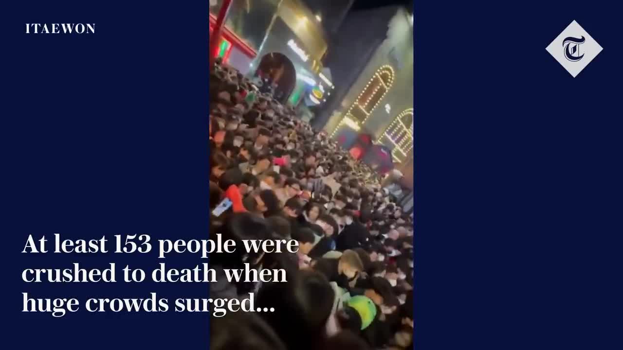 At least 153 dead after South Korea Halloween crowd crush