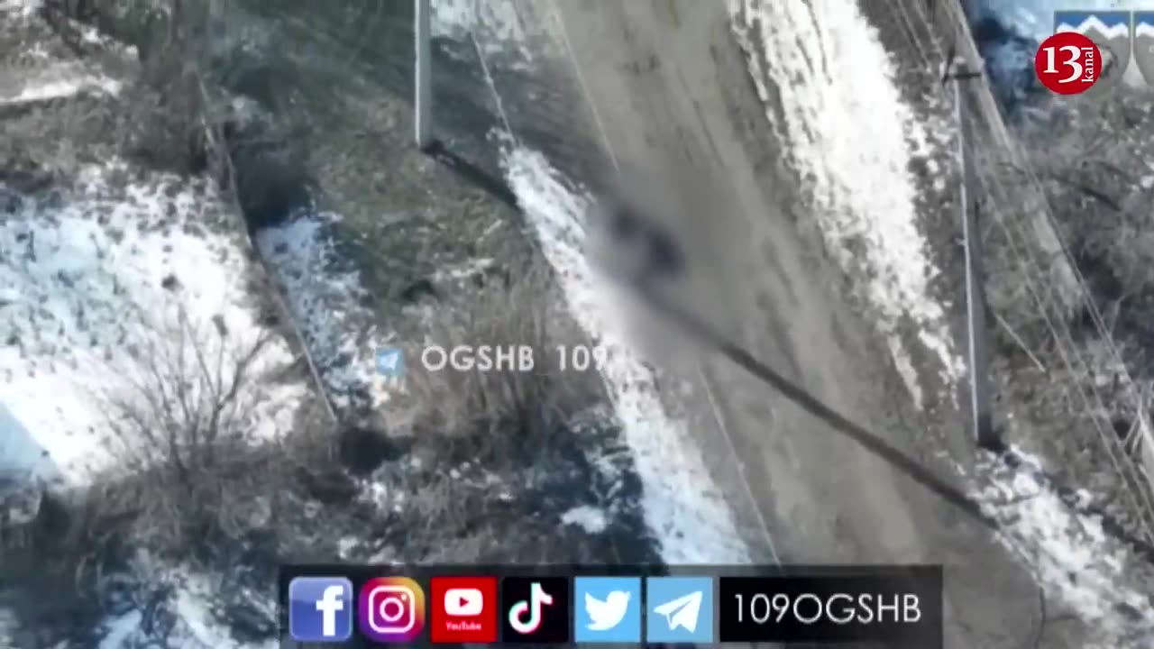 "The result of walking in a foreign land" - Drone "hunts" Russians who go for a walk