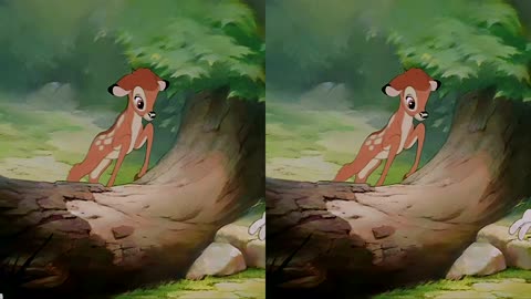 3D SBS Bambi 4K L 4K R SUPER SCALE 80% MORE BACKGROUND DEPTH P3