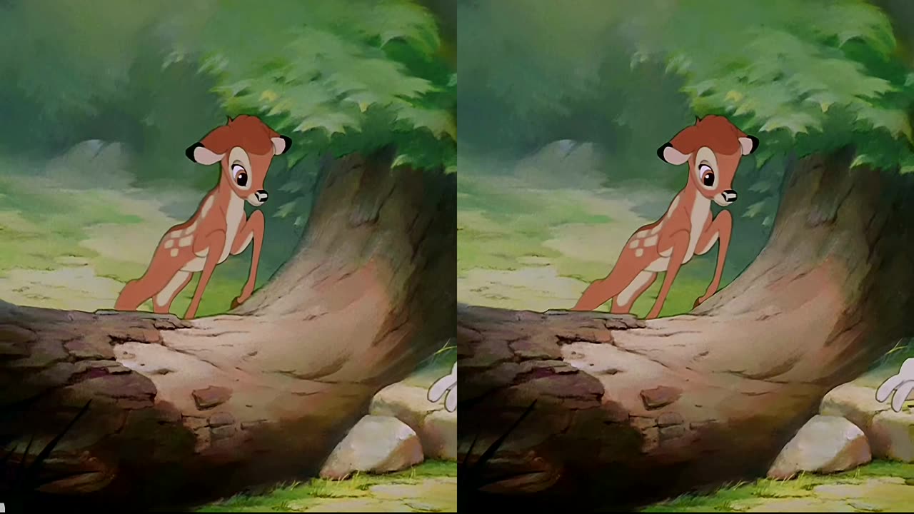 3D SBS Bambi 4K L 4K R SUPER SCALE 80% MORE BACKGROUND DEPTH P3