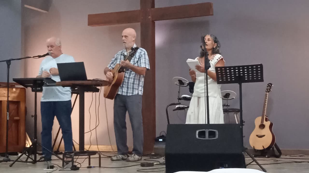 "By our love," sung by Marisol and Danny at the Calvary Center Church in Santiago, Yucatán