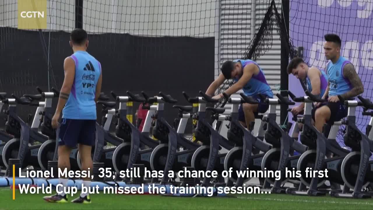 Messi absent as Argentina train ahead of World Cup semi against Croatia