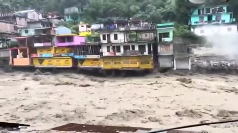 Manali || Flood 2023 Heartbreaking Situation