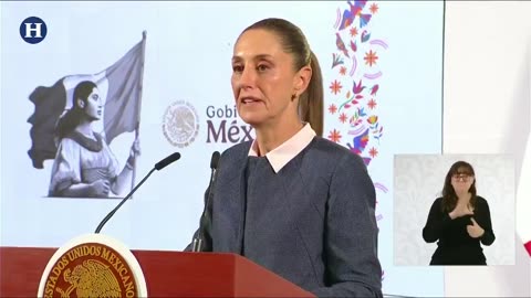 🚨BREAKING: Mexican president Claudia Sheinbaum just announced that she is stopping ...