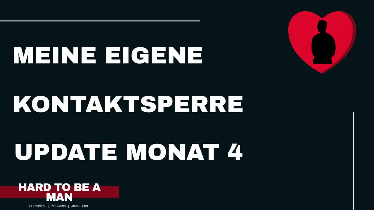 Meine eigene Kontaktsperre Statusupdate Monat 4