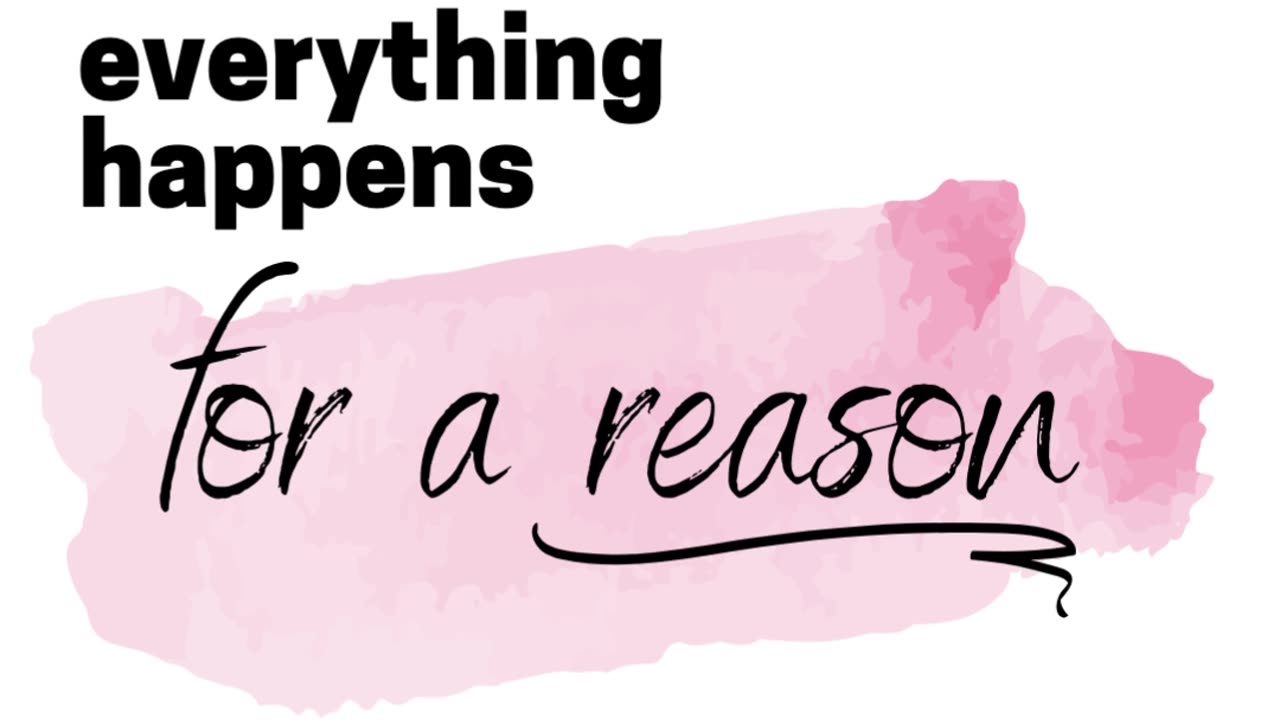 Everything Happens For a Reason! Wall Art / Print and Phone Wallpaper Instant Download ❤️