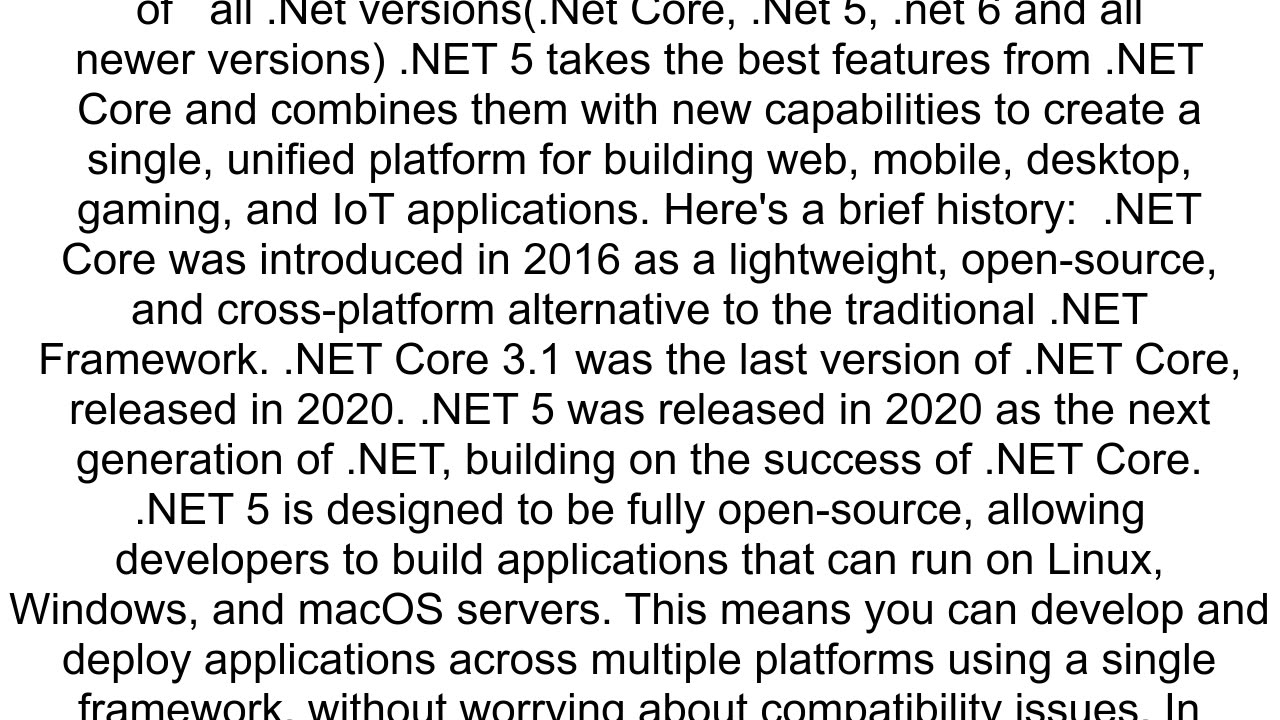 Net5 vs Net Core 3 Which one should I choose as a target