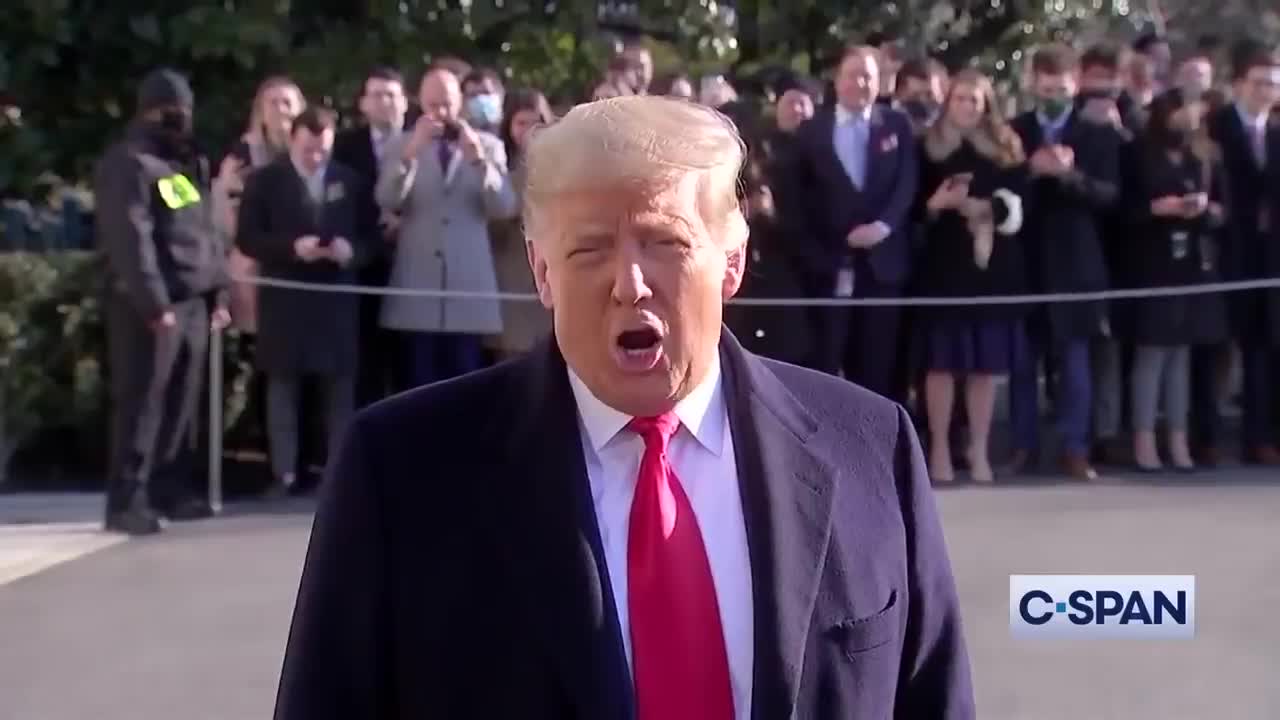 President Trump speaks before his trip to the Southern Border wall