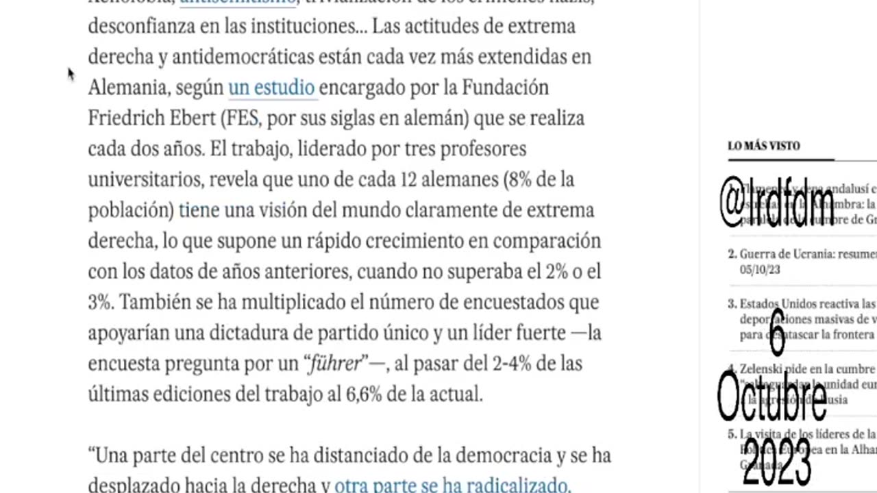 No hay más $$ / Persecución política mundial 6.10.2023