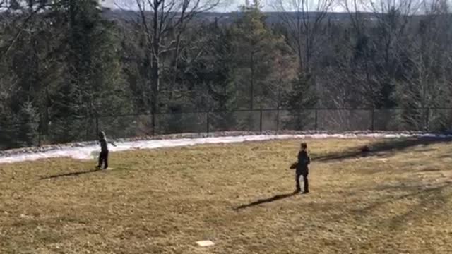 8 year old kid striking out