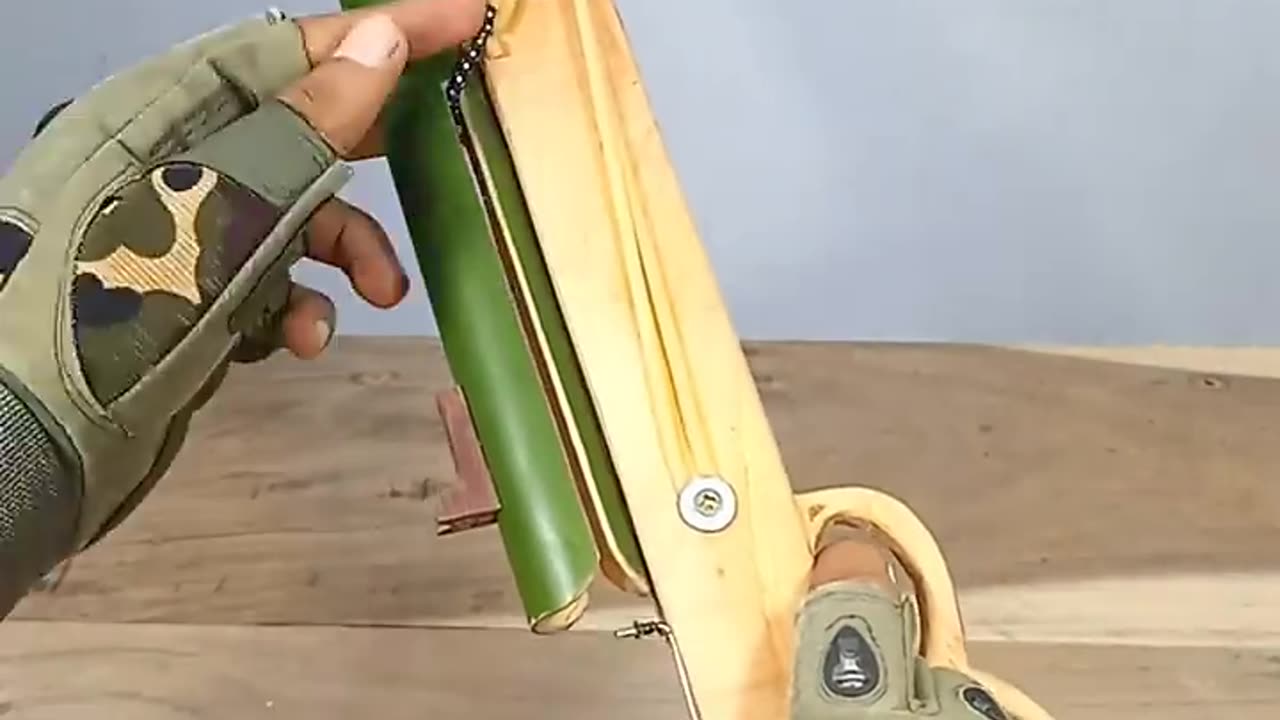 How to make Interesting Bamboo Toy Pistol