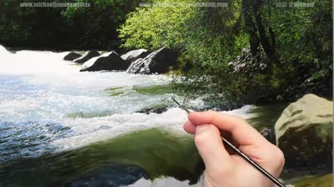 Painting This Rushing River