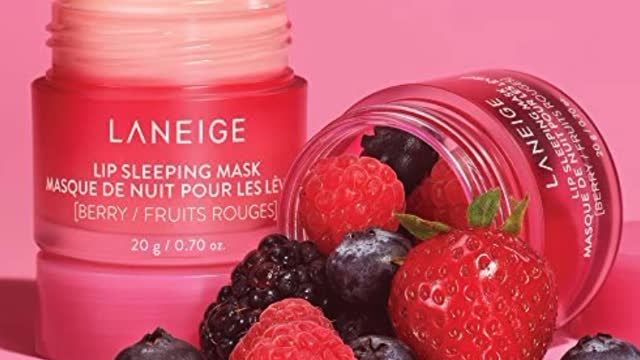 LANEIGE Lip Sleeping Mask: Nourish & Hydrate with Vitamin C, Antioxidants, 0.7 oz.