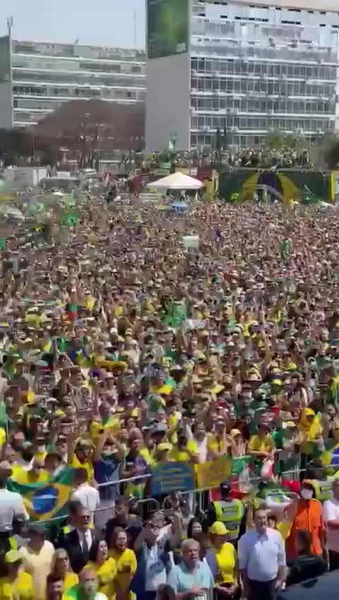 Brazil protest against Covid vax