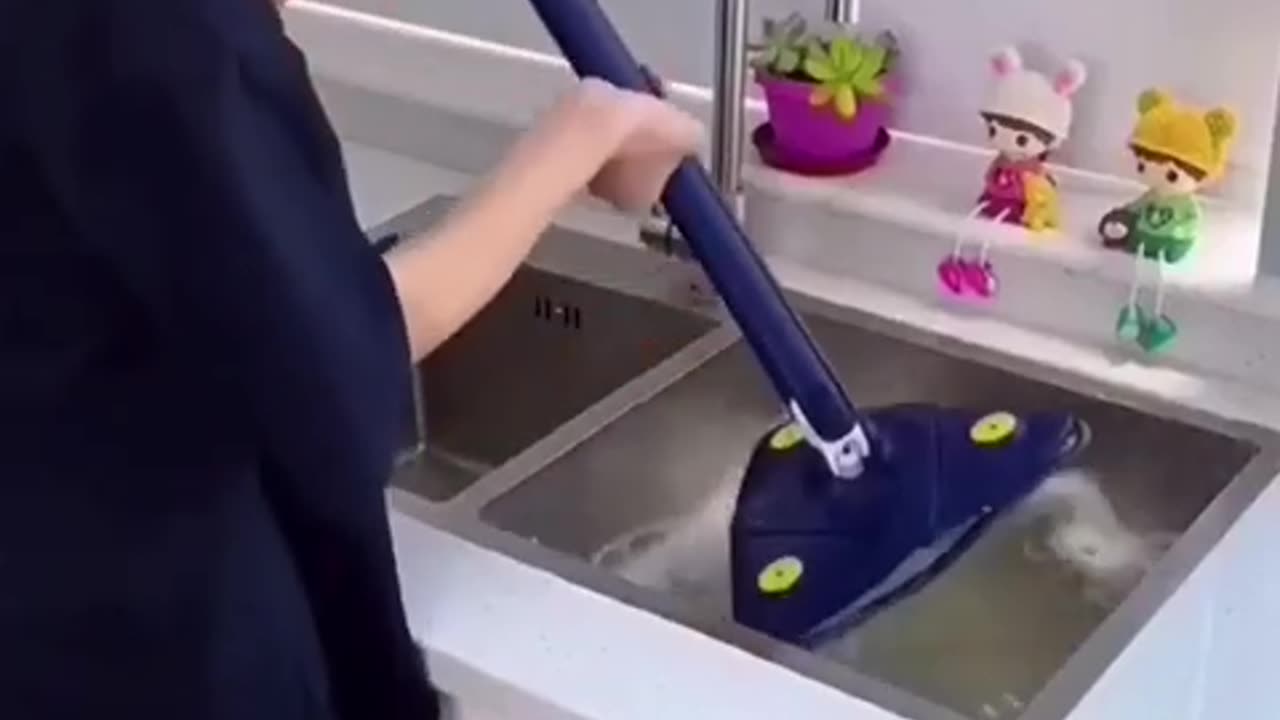 360° Rotatable Adjustable Cleaning Mop, 2022 New Telescopic Triangular