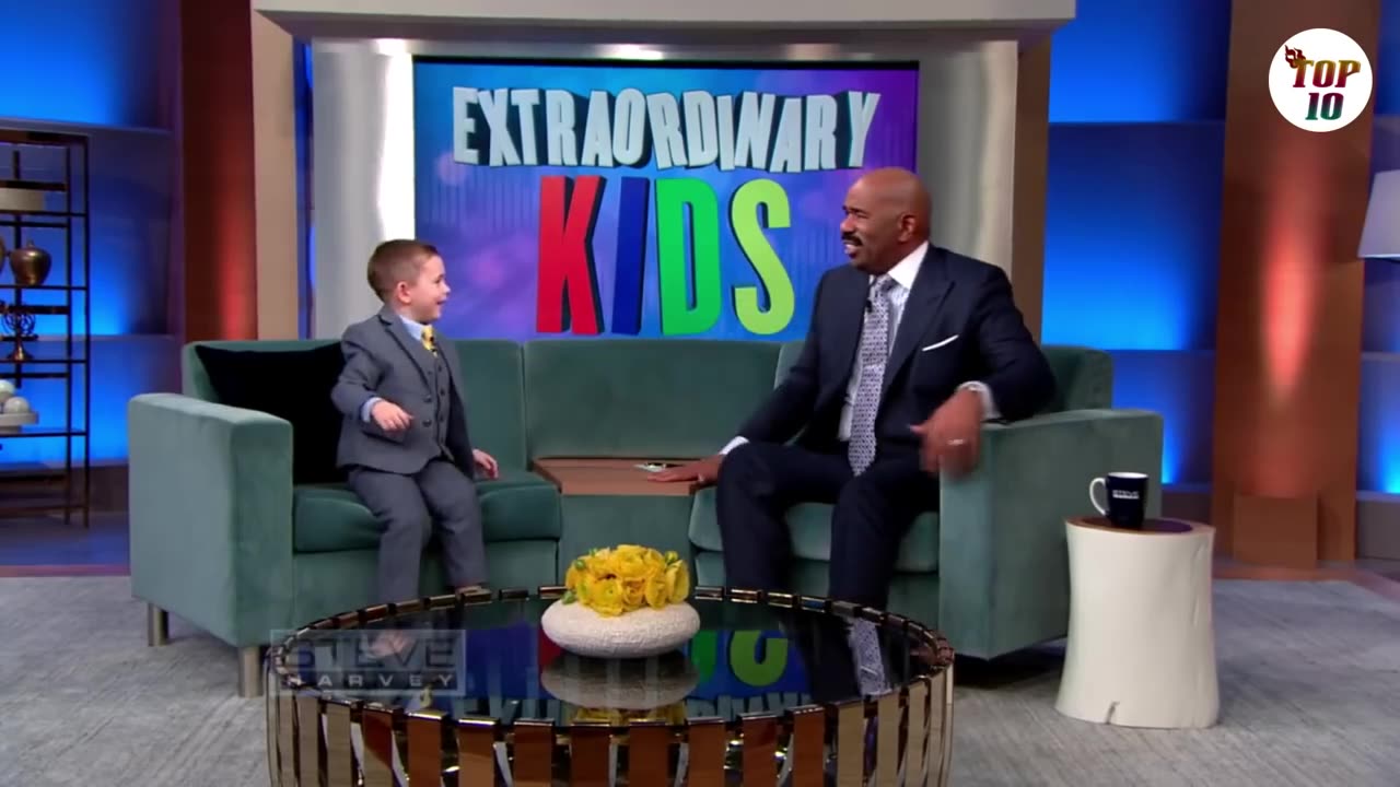 Little Big Shots Top Moments | Top 10 | Steve Harvey funny moments | Extraordinay Kids