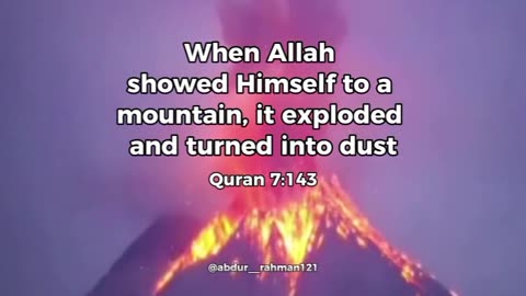 Why Allah don't show himself