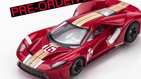 PRE ORDER NOW - Corvette - Ford GT Heritage - AFX/Racemasters!