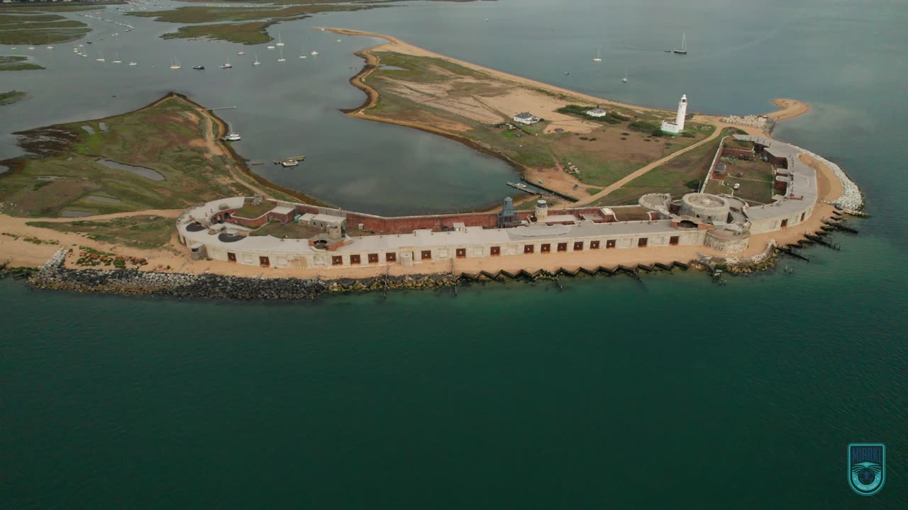 Hurst Castle #uk + Lighthouse, Drone 4K 🇬🇧 2022, #4Kdrone #dronevideo #drone #cinematic