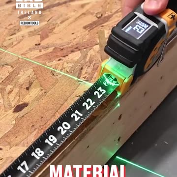 The laser tape measure