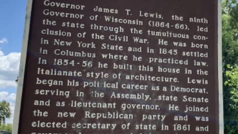 Governor James Lewis – saving the Union his foremost objective