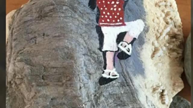Artistic 3D stone painting ideas/pebble art