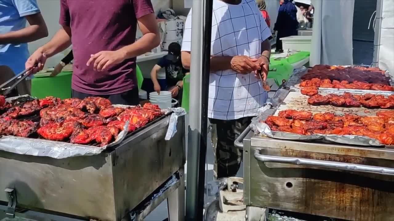 Having Chicken Satay and Nasi Goreng at the Fusion Festival with Indonesian Cuisine