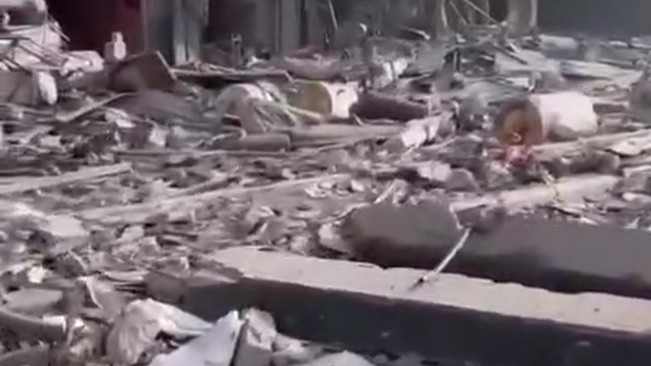 Effects of destruction from the occupation bombing of Gaza