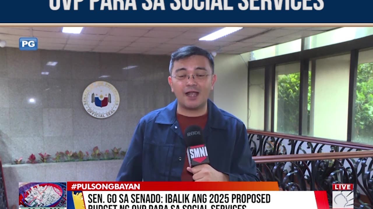 Sen. Go sa Senado: ibalik ang 2025 proposed budget ng OVP para sa social services